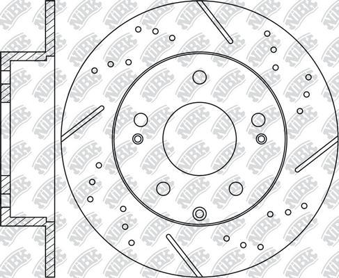 NiBK RN1404DSET - Економічний гальмівний диск autocars.com.ua