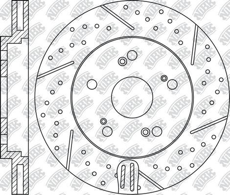 NiBK RN1410DSET - Экономичный тормозной диск autodnr.net