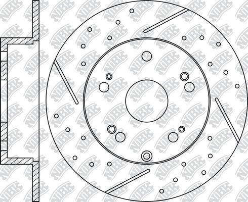 NiBK RN1411DSET - Економічний гальмівний диск autocars.com.ua