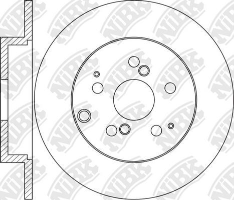 NiBK RN1414 - Тормозной диск autodnr.net