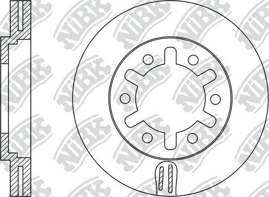 NiBK RN1421 - Тормозной диск avtokuzovplus.com.ua