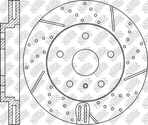 NiBK RN1423DSET - Экономичный тормозной диск autodnr.net