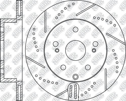 NiBK RN1439DSET - Економічний гальмівний диск autocars.com.ua