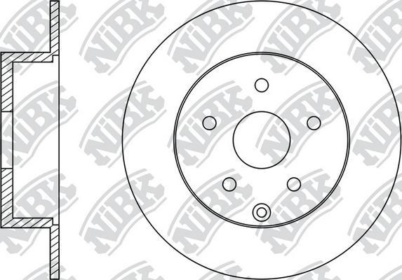 NiBK RN1440 - Гальмівний диск autocars.com.ua