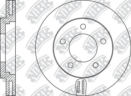 NiBK RN1478 - Тормозной диск autodnr.net