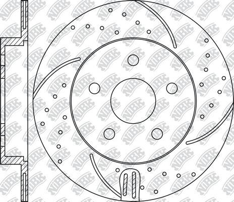 NiBK RN1517DSET - Економічний гальмівний диск autocars.com.ua
