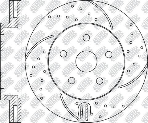 NiBK RN1579DSET - Економічний гальмівний диск autocars.com.ua