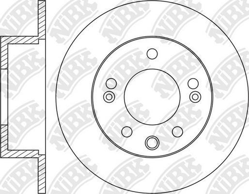 NiBK RN1614 - Гальмівний диск autocars.com.ua