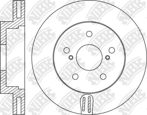 NiBK RN1627 - Тормозной диск autodnr.net