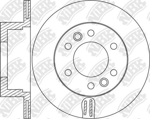 NiBK RN1656 - Тормозной диск avtokuzovplus.com.ua