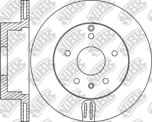 NiBK RN1677 - Тормозной диск avtokuzovplus.com.ua