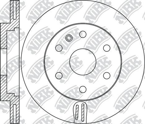 NiBK RN1683 - Гальмівний диск autocars.com.ua