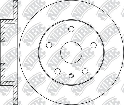 NiBK RN1699 - Гальмівний диск autocars.com.ua