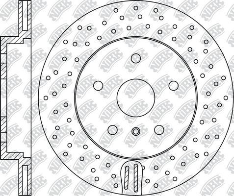 NiBK RN1700DSET - Економічний гальмівний диск autocars.com.ua