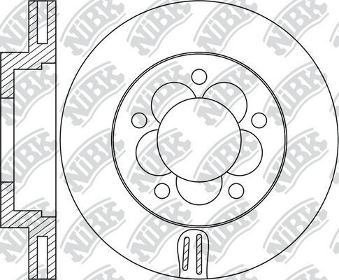 NiBK RN1769 - Тормозной диск autodnr.net