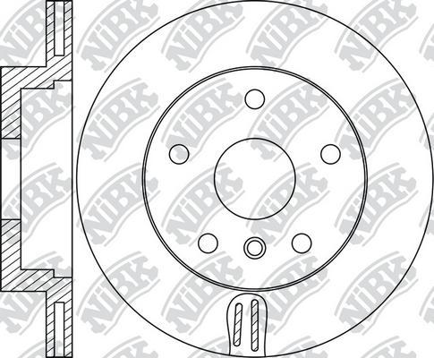 NiBK RN1773 - Тормозной диск avtokuzovplus.com.ua