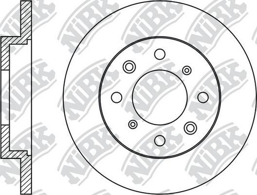 NiBK RN1788 - Гальмівний диск autocars.com.ua