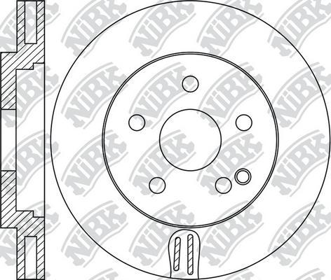 NiBK RN1790 - Гальмівний диск autocars.com.ua