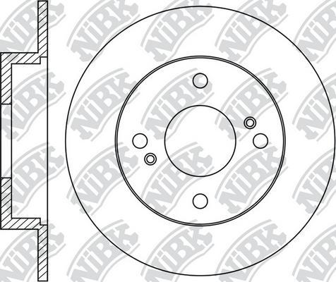 NiBK RN1817 - Гальмівний диск autocars.com.ua