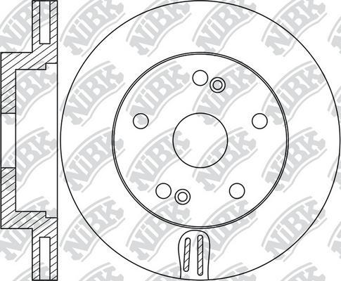 NiBK RN1886 - Гальмівний диск autocars.com.ua