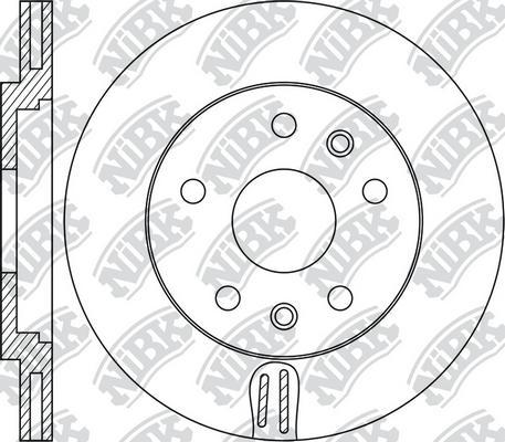 NiBK RN1897 - Гальмівний диск autocars.com.ua