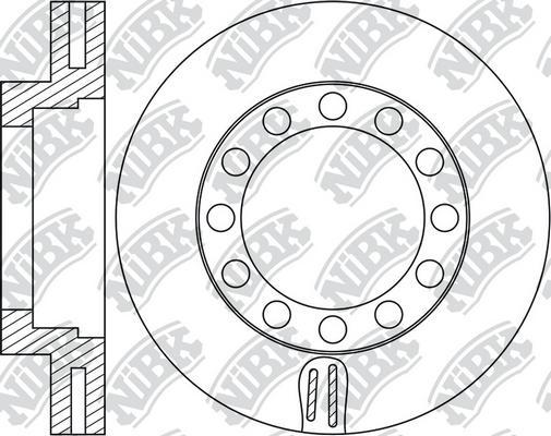 NiBK RN1927 - Гальмівний диск autocars.com.ua
