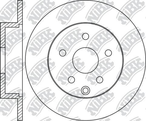 NiBK RN1941 - Гальмівний диск autocars.com.ua