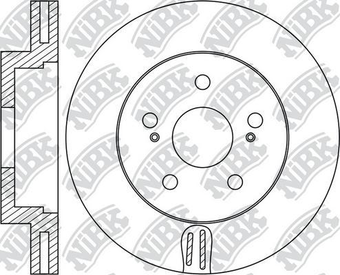NiBK RN1942 - Тормозной диск autodnr.net