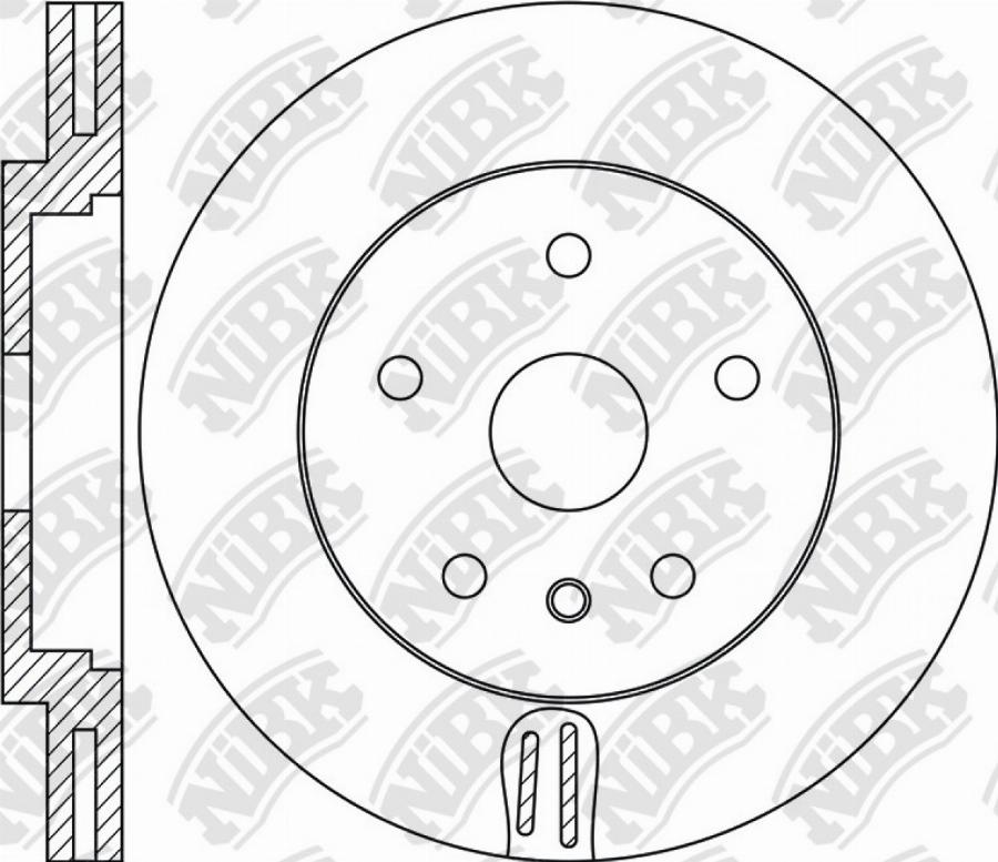 NiBK RN1952DSET - Економічний гальмівний диск autocars.com.ua