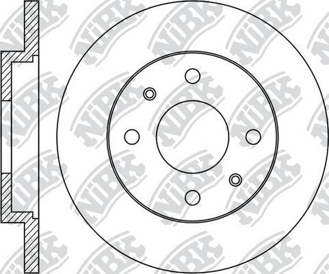 NiBK RN1961 - Тормозной диск avtokuzovplus.com.ua