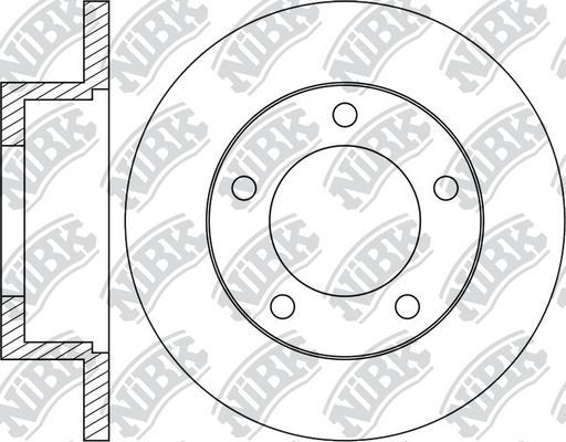 NiBK RN1965 - Тормозной диск avtokuzovplus.com.ua