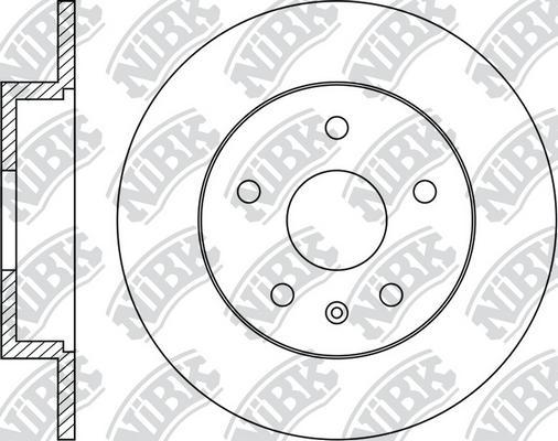 NiBK RN1983 - Гальмівний диск autocars.com.ua