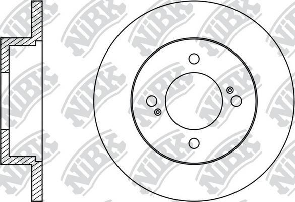NiBK RN1985 - Гальмівний диск autocars.com.ua