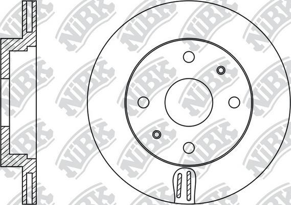 NiBK RN1988 - Гальмівний диск autocars.com.ua