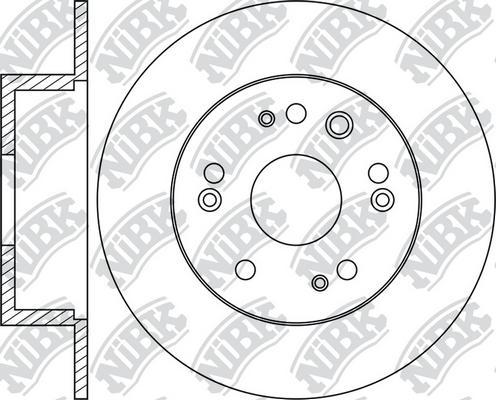 NiBK RN1994 - Гальмівний диск autocars.com.ua