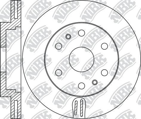 NiBK RN2005 - Гальмівний диск autocars.com.ua