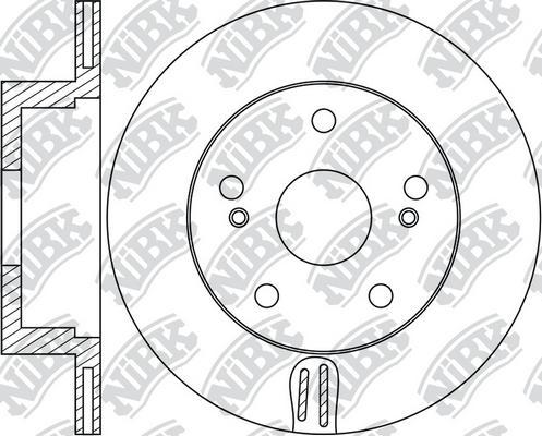 NiBK RN2008 - Тормозной диск avtokuzovplus.com.ua
