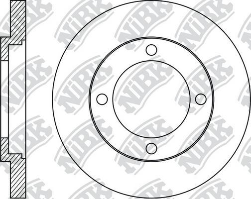 NiBK RN2025 - Тормозной диск avtokuzovplus.com.ua