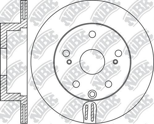 NiBK RN2029 - Тормозной диск avtokuzovplus.com.ua