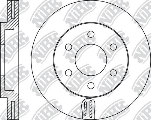 NiBK RN2031 - Тормозной диск avtokuzovplus.com.ua