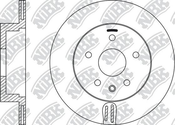 NiBK RN22001 - Тормозной диск autodnr.net
