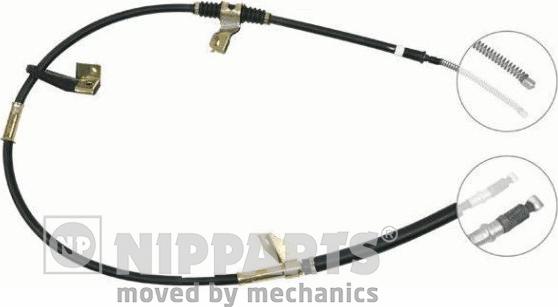 Nipparts J11458 - Трос, гальмівна система autocars.com.ua