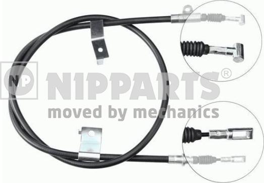 Nipparts J11807 - Трос, гальмівна система autocars.com.ua