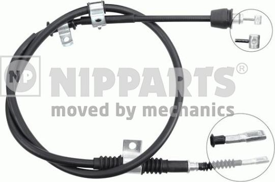 Nipparts J12090 - Трос, гальмівна система autocars.com.ua