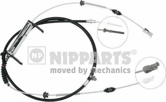 Nipparts J12365 - Трос, гальмівна система autocars.com.ua