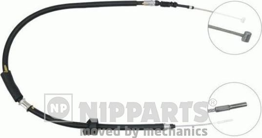 Nipparts J12951 - Трос, гальмівна система autocars.com.ua