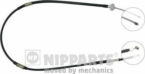 Nipparts J12987 - Трос, гальмівна система autocars.com.ua