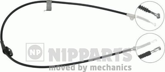 Nipparts J15227 - Трос, гальмівна система autocars.com.ua