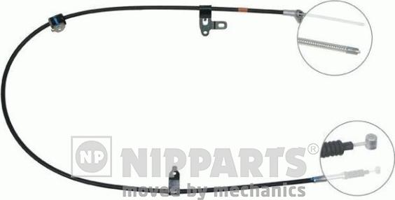 Nipparts J19317 - Трос, гальмівна система autocars.com.ua