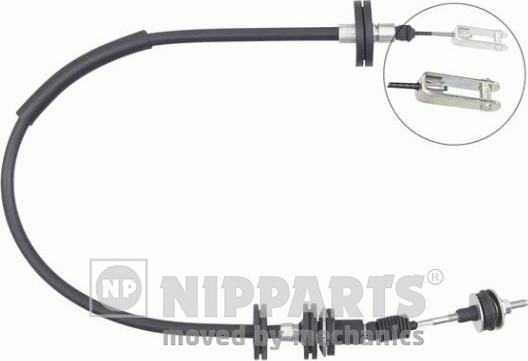 Nipparts J26300 - Трос, управління зчепленням autocars.com.ua